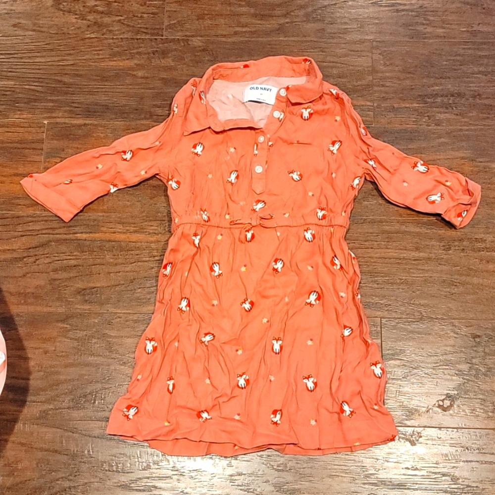 Girls 3/4 Sleeve Dress